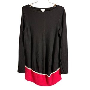 J. Jill Woman's Wool Blend Woman's Knit Sweater Tunic Size Small
